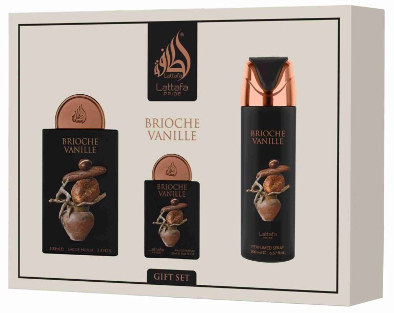 Coffret cadeau Brioche Vanille (3pièces) – Lattafa Pride