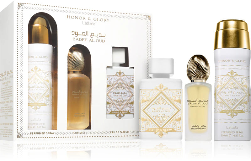 Coffret Cadeau Lattafa Badee Al Oud Honor & Glory